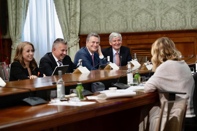 Incontro con una delegazione della Tavola Rotonda Europea (ERT)