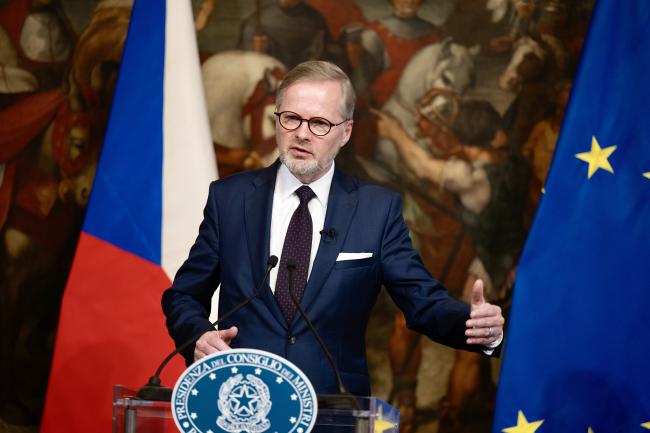 Il Primo Ministro della Repubblica Ceca Petr Fiala