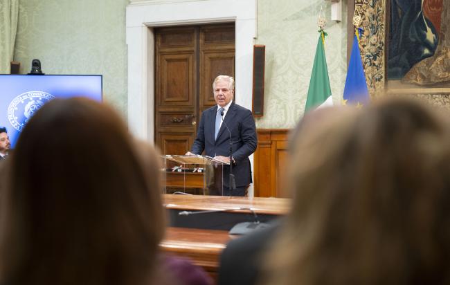 Cerimonia di premiazione della XX edizione del Premio Giacomo Matteotti