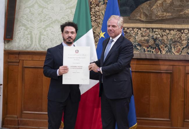 Cerimonia di premiazione della XX edizione del Premio Giacomo Matteotti