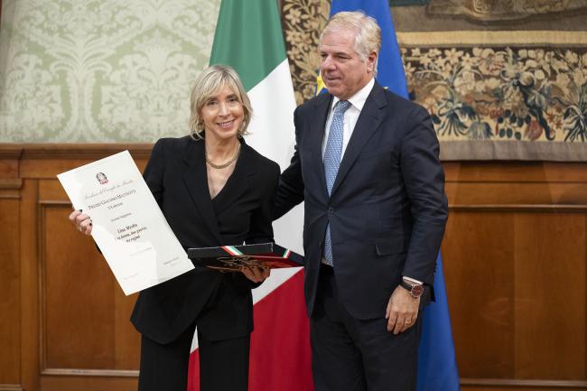 Cerimonia di premiazione della XX edizione del Premio Giacomo Matteotti