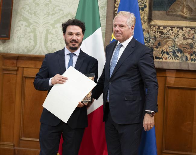 Cerimonia di premiazione della XX edizione del Premio Giacomo Matteotti