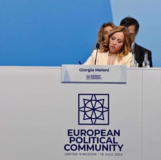 Il Presidente Meloni al Vertice della Comunità Politica Europea (CPE)