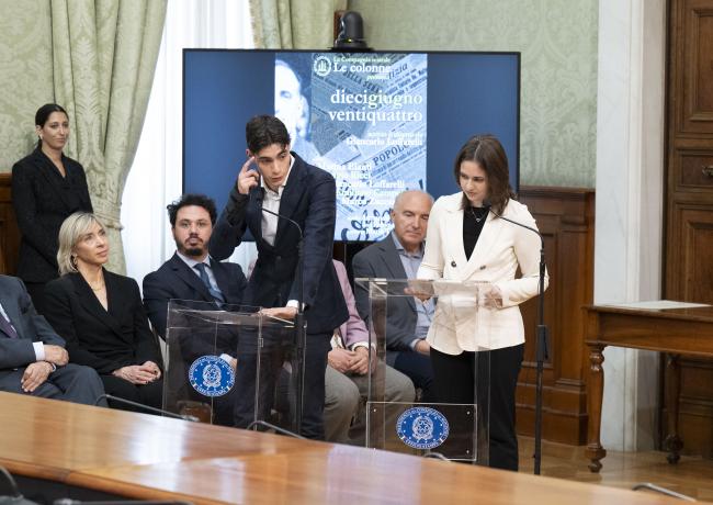 Cerimonia di premiazione della XX edizione del Premio Giacomo Matteotti