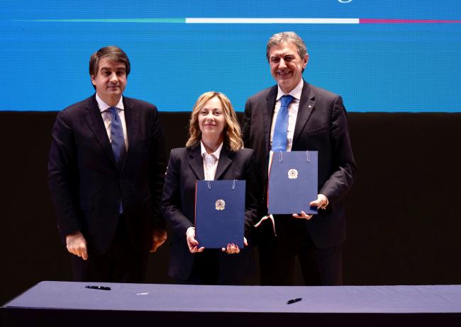 Signing ceremony for the Development and Cohesion Agreement between the Italian Government and the Abruzzo Region