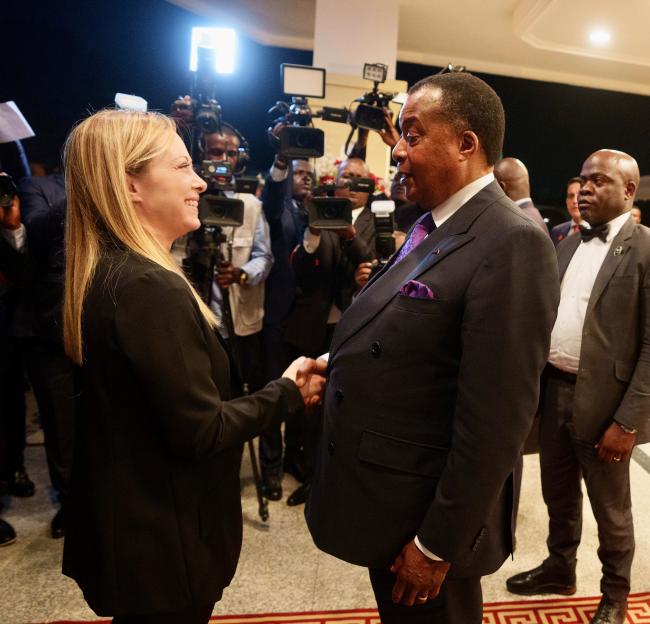 Il Presidente Meloni incontra il Presidente della Repubblica del Congo 