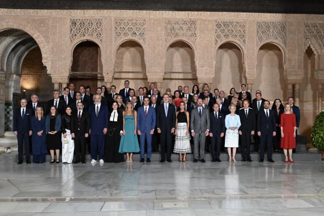  Riunione della Comunità Politica Europea, la foto di famiglia