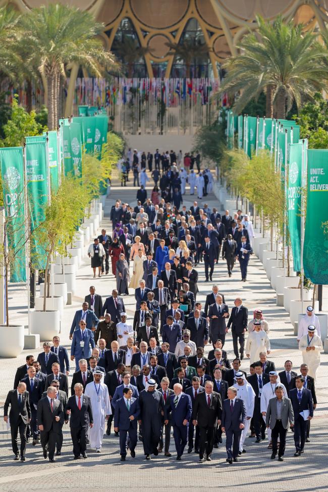 The Heads of State and Government attending COP28