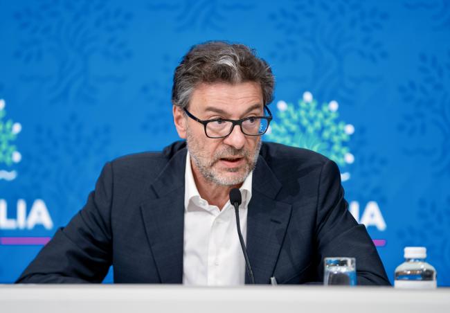 Il Ministro Giancarlo Giorgetti