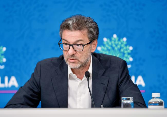 Il Ministro Giancarlo Giorgetti