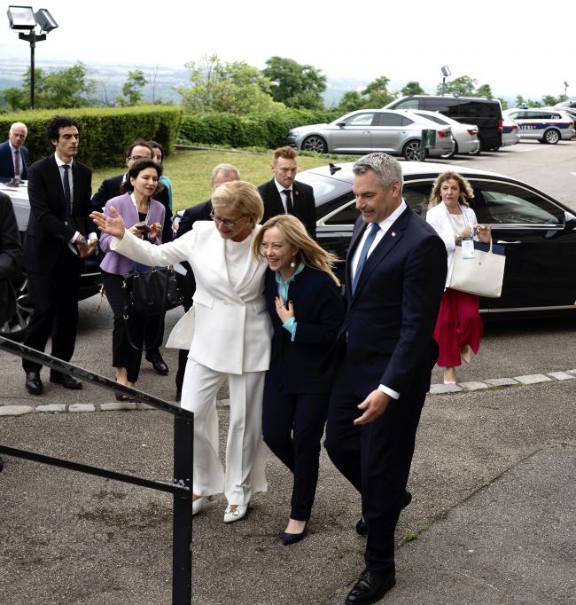 Il Presidente Meloni all'Europa-Forum Wachau