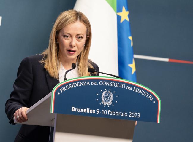 Consiglio europeo straordinario, Il Presidente Meloni in conferenza stampa