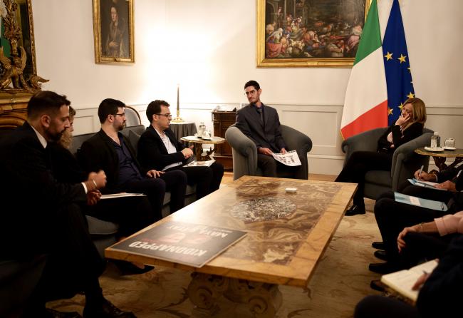 Incontro con la delegazione dei familiari delle vittime e degli ostaggi