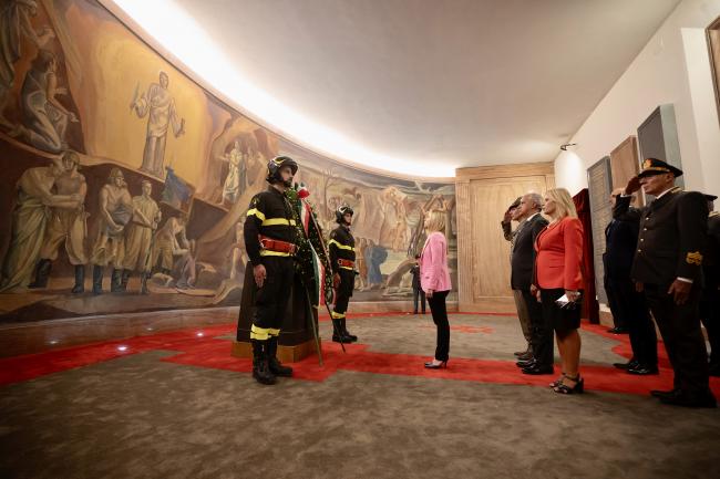 Oath of office ceremony for 94th firefighter training course