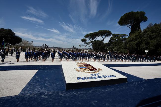 Celebrazioni per il 171° Anniversario della fondazione della Polizia di Stato.