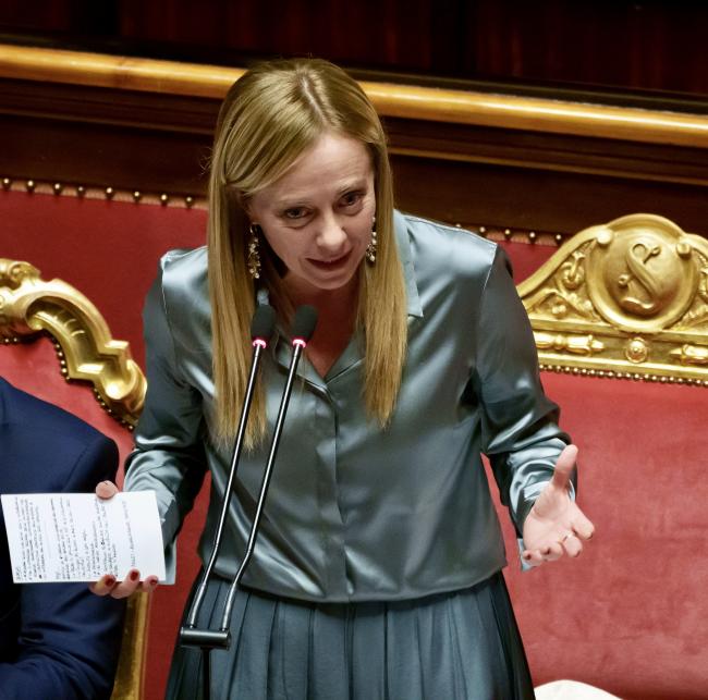 Consiglio europeo, le Comunicazioni del Presidente Meloni al Senato