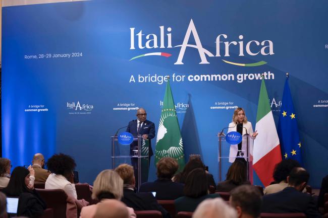 Italia-Africa, le dichiarazioni alla stampa