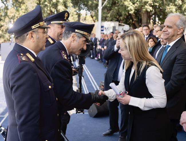 Celebrazioni per il 171° Anniversario della fondazione della Polizia di Stato.