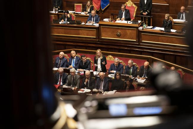 Il Presidente Meloni al Senato per la discussione sulle dichiarazioni programmatiche