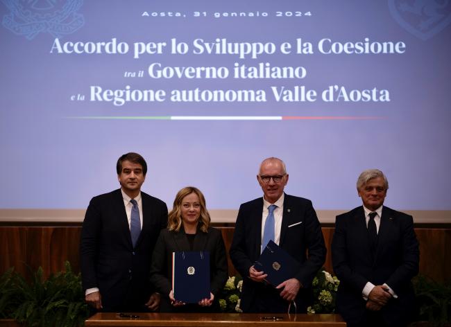 Development and Cohesion Agreement between the Italian Government and the Valle d’Aosta Region