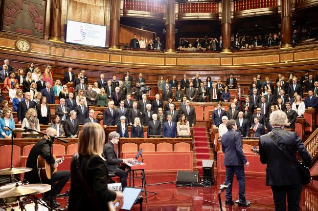 Il Presidente Meloni al Senato per il 75° anniversario della prima seduta