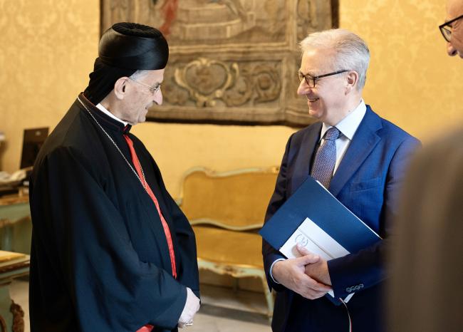 Il Presidente Meloni incontra il Patriarca di Antiochia dei Maroniti