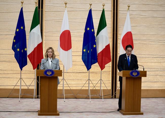 Press statements with Prime Minister Kishida