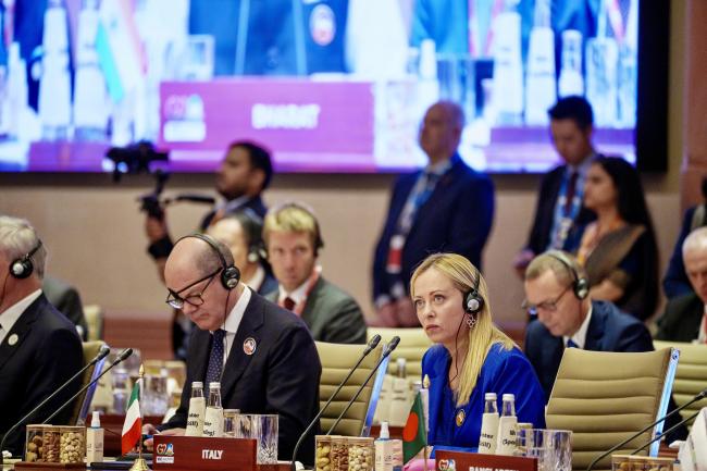 President Meloni attends first working session of the G20 Summit
