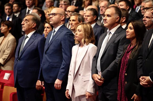 Il Presidente Meloni all'Assemblea di Confindustria